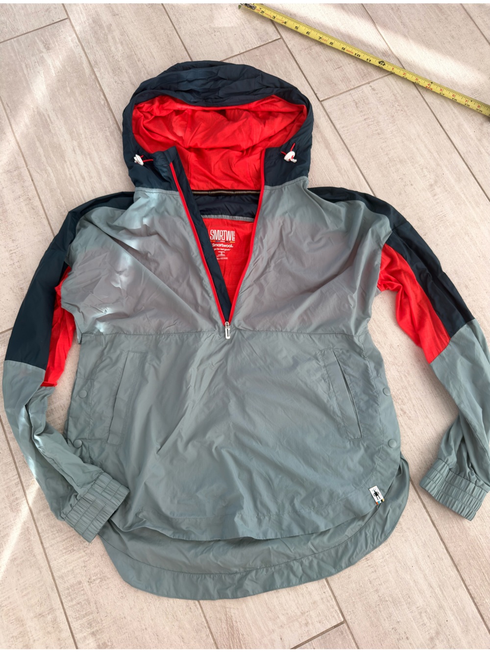 Smartwool Women's Anorak pullover Hooded Jacket Size S